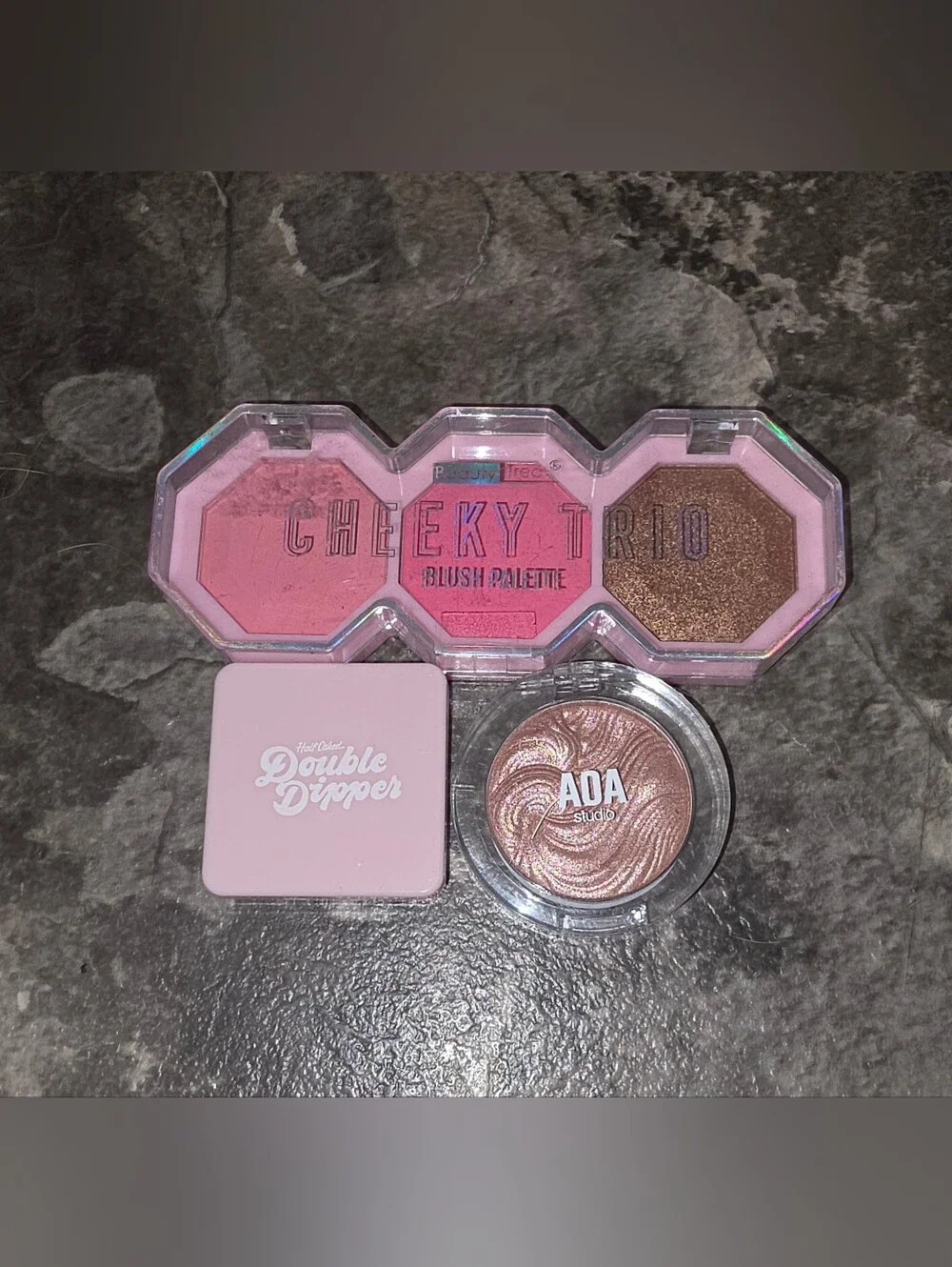 Makeup Bundle- Beauty Treats Blush Trio, Half Caked Bronzer & More